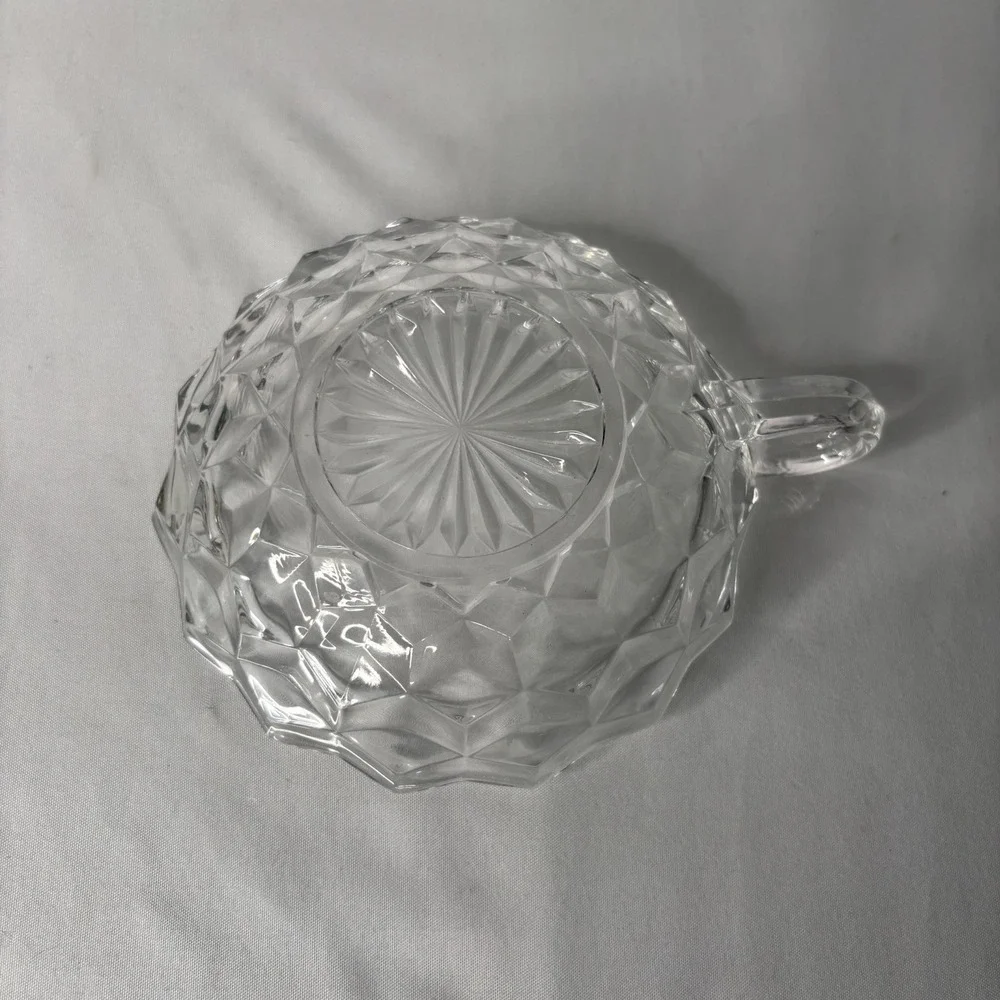 Vntage Moreno Style Glass Candies In A Fostoria Glass Bowl